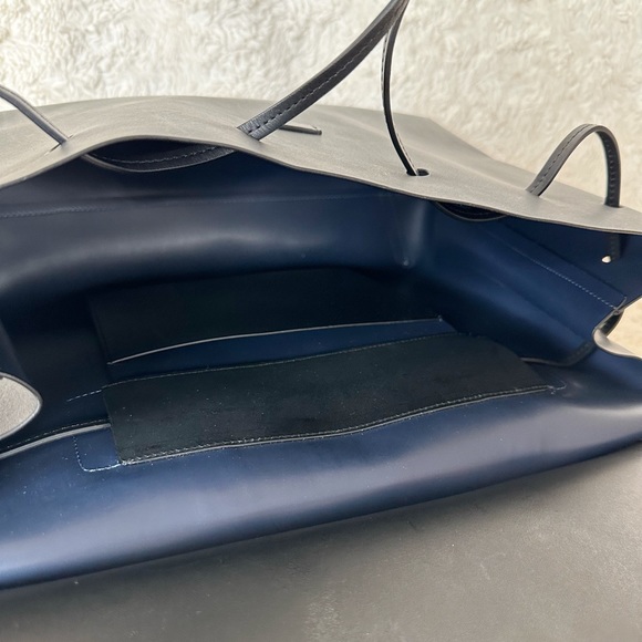 Mansur Gavriel Black Vegetable Tanned Large Lady Bag - Picture 8 of 10